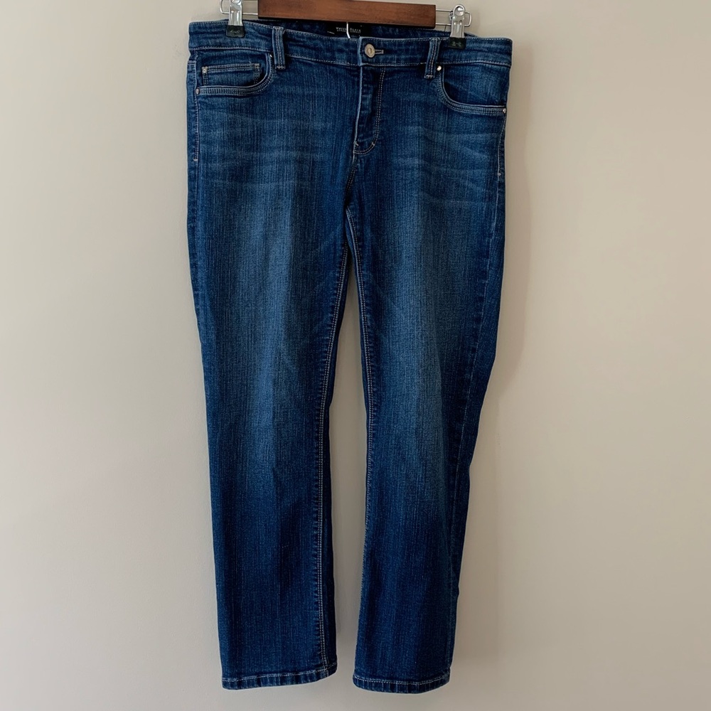 White House Black Market Crop Jeans sz 8